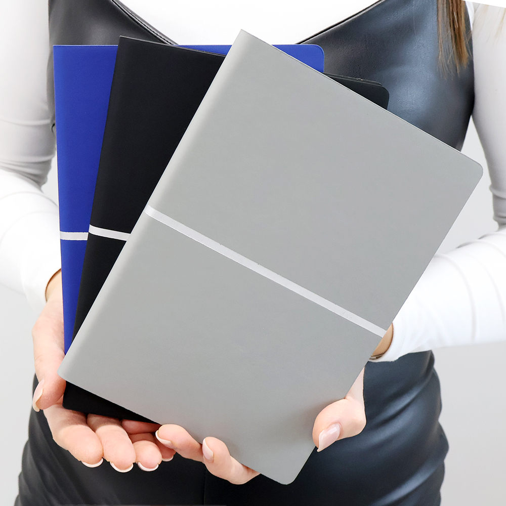 Ежедневник A5 недатированный Equator в мягком переплёте, Серый-2