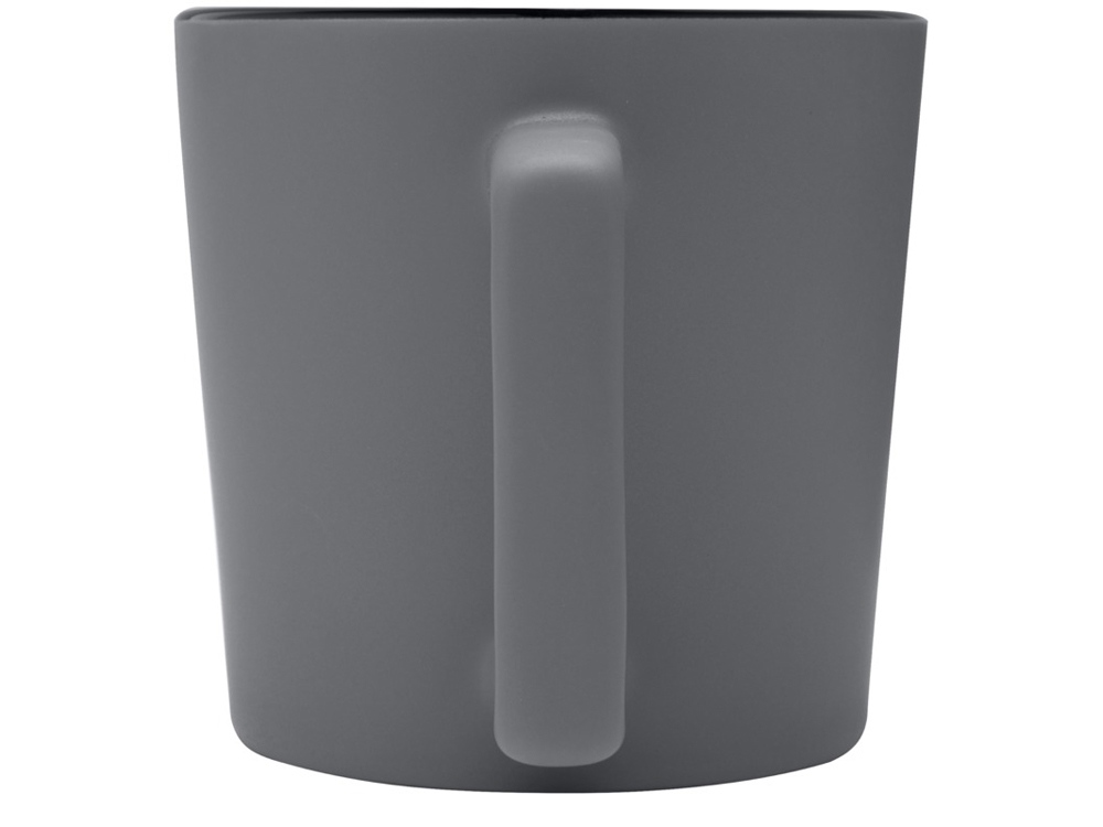 Cali Керамическая кружка объемом 370 мл с матовой отделкой - сплошной черный / Matted Grey-5