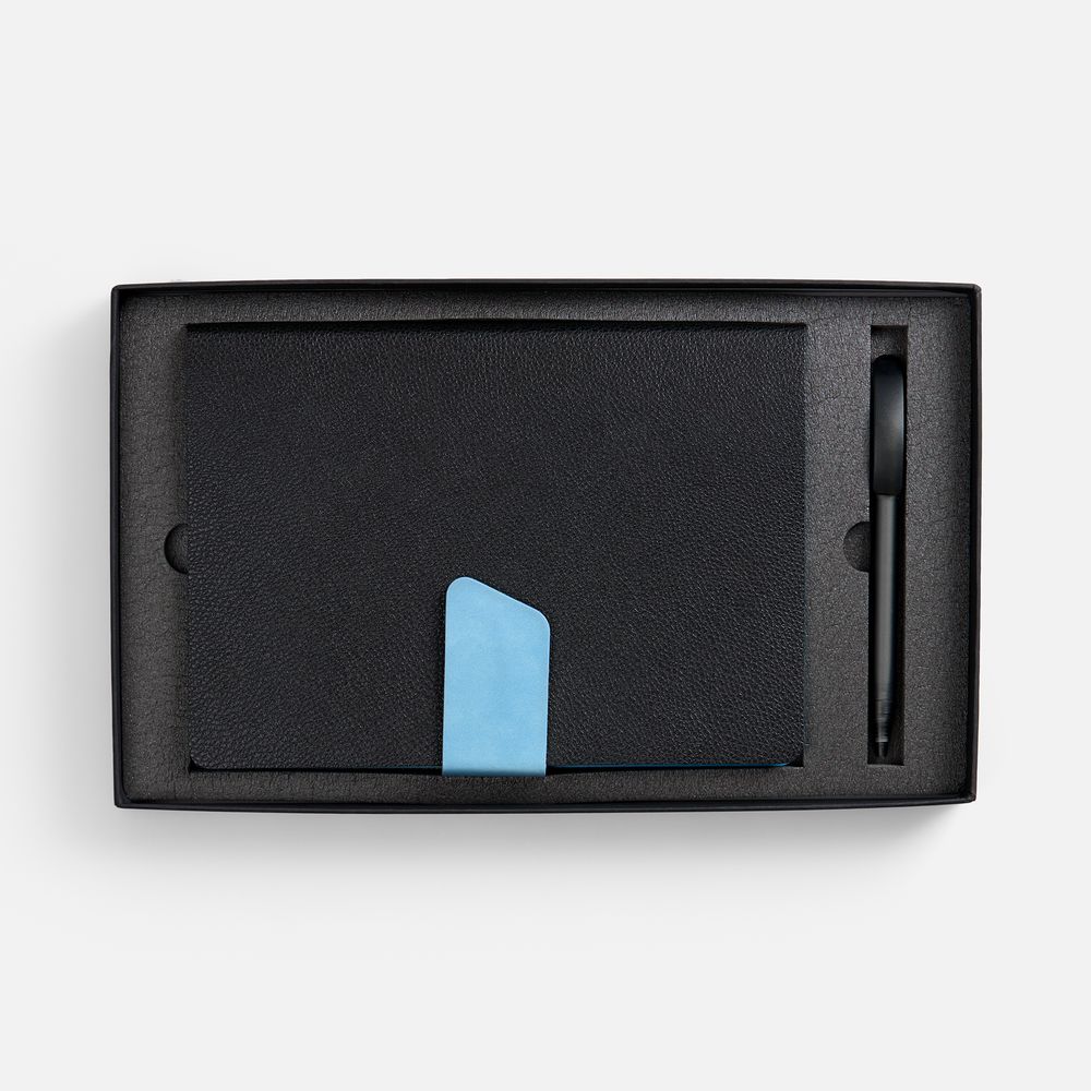 Набор Boom, черный с голубым-2