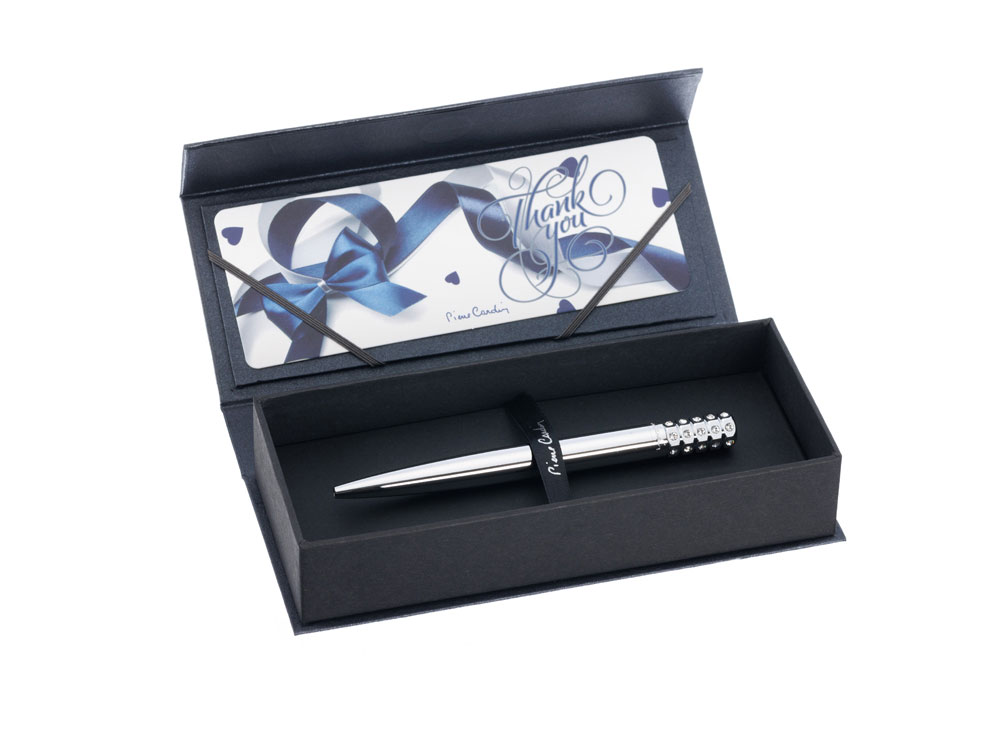 Ручка шариковая Pierre Cardin GRACE, серебристый-2