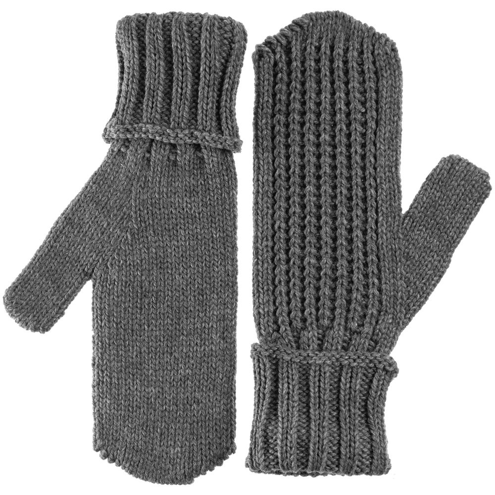 Варежки Nordkyn, серый меланж (эбонит)-1