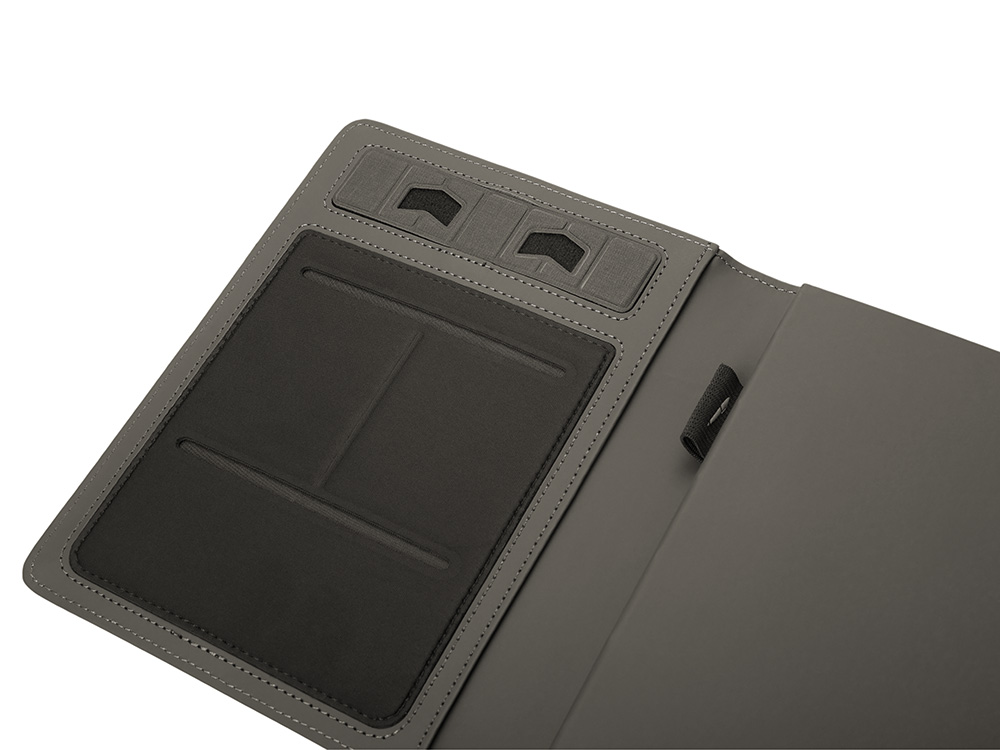 Подарочный набор металлическая ручка и блокнот А5 Twilight  со светящимся логотипом и пауэрбэнком-10