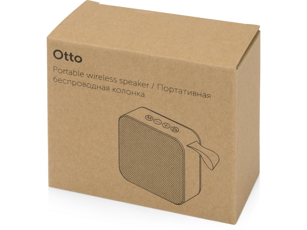 Портативная колонка Otto, синий/черный-6