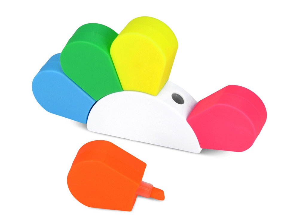 Маркер Цветок 5-цветный на водной основе-1