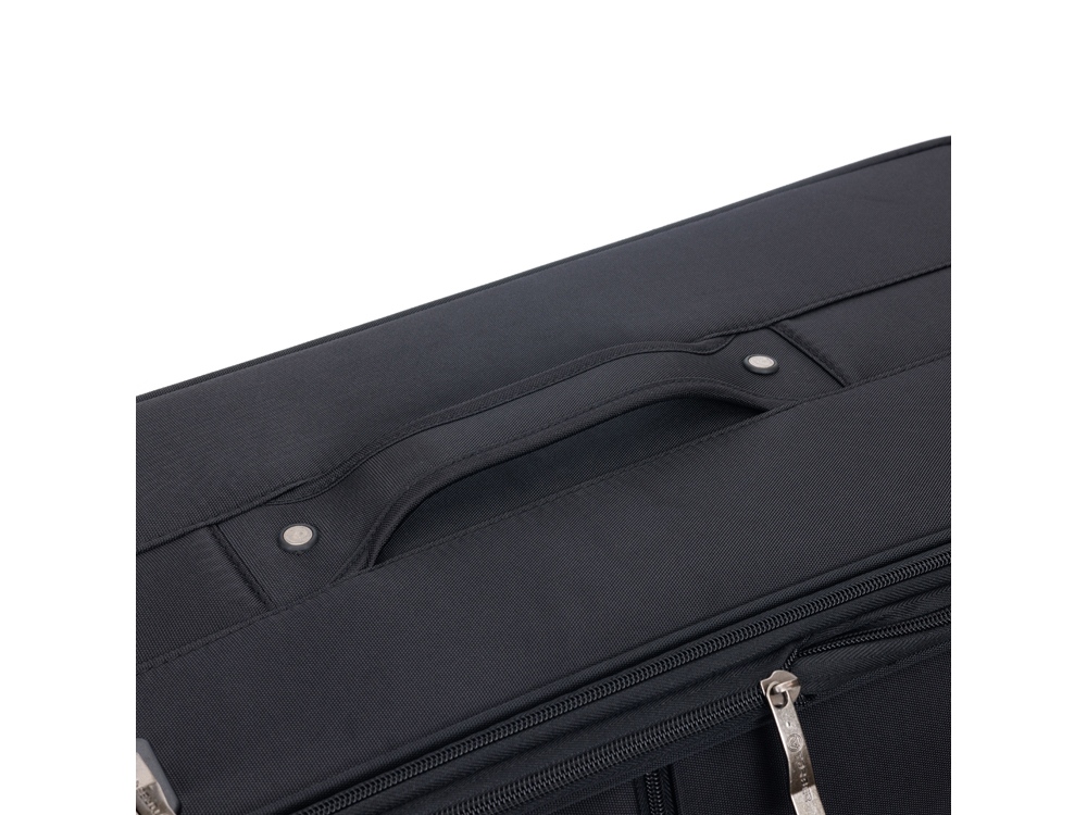 Чемодан TORBER Seyd, чёрный, нейлон 600D, 48 х 22 х 78 см, 85 л-10