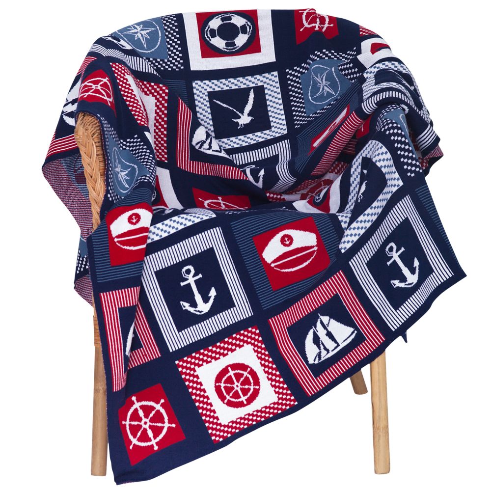 Плед Industry, морской-1