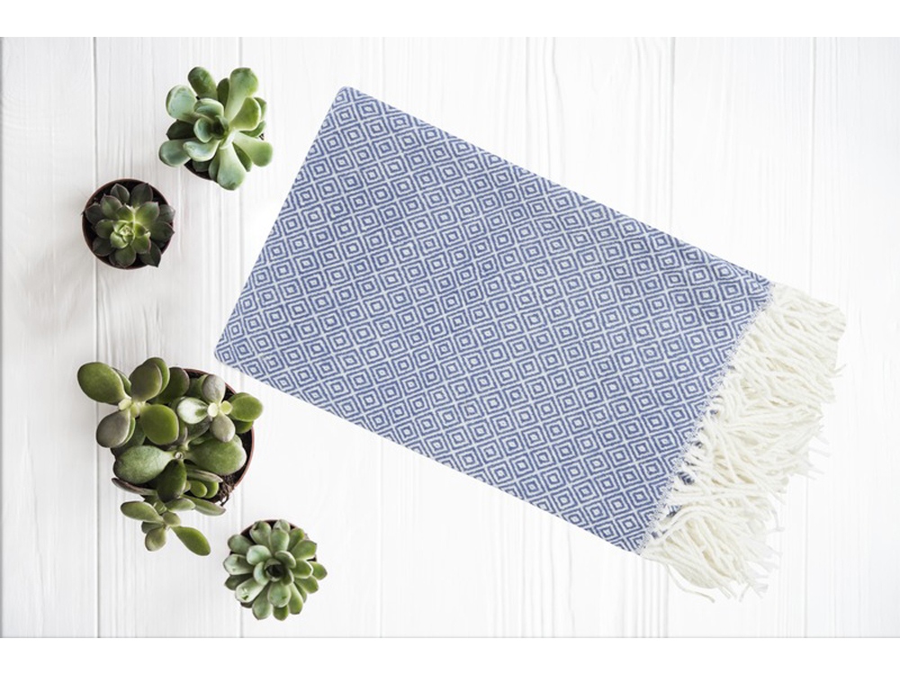 Летнее одеяло Zinnia, синий-4