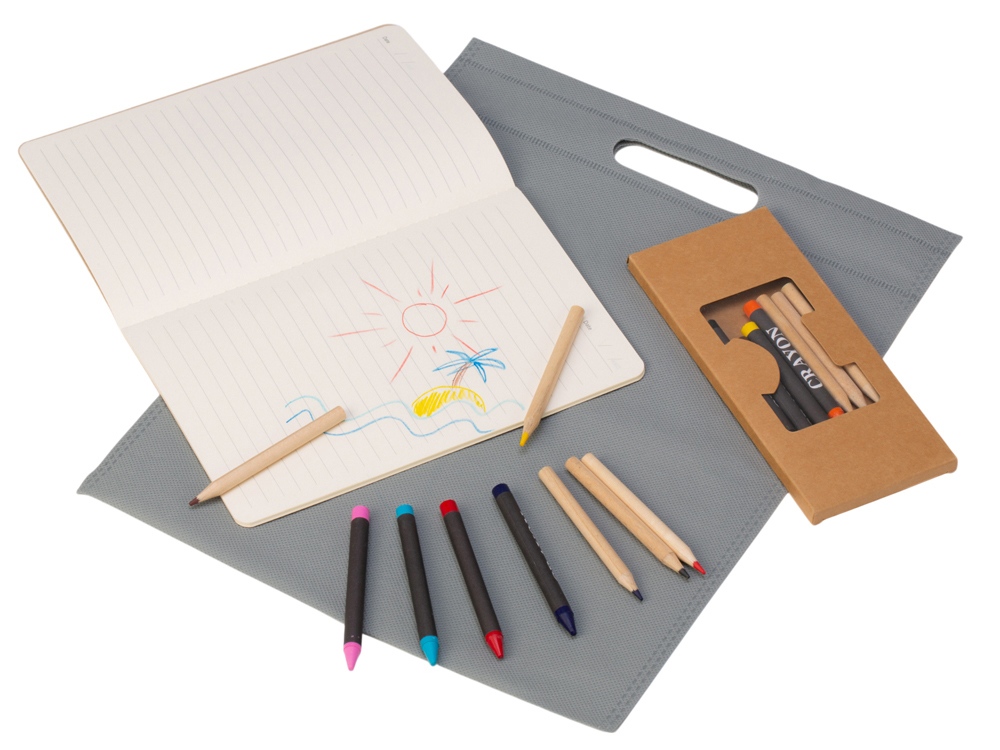 Подарочный набор для творчества Les Artistes, натуральный/серый-1