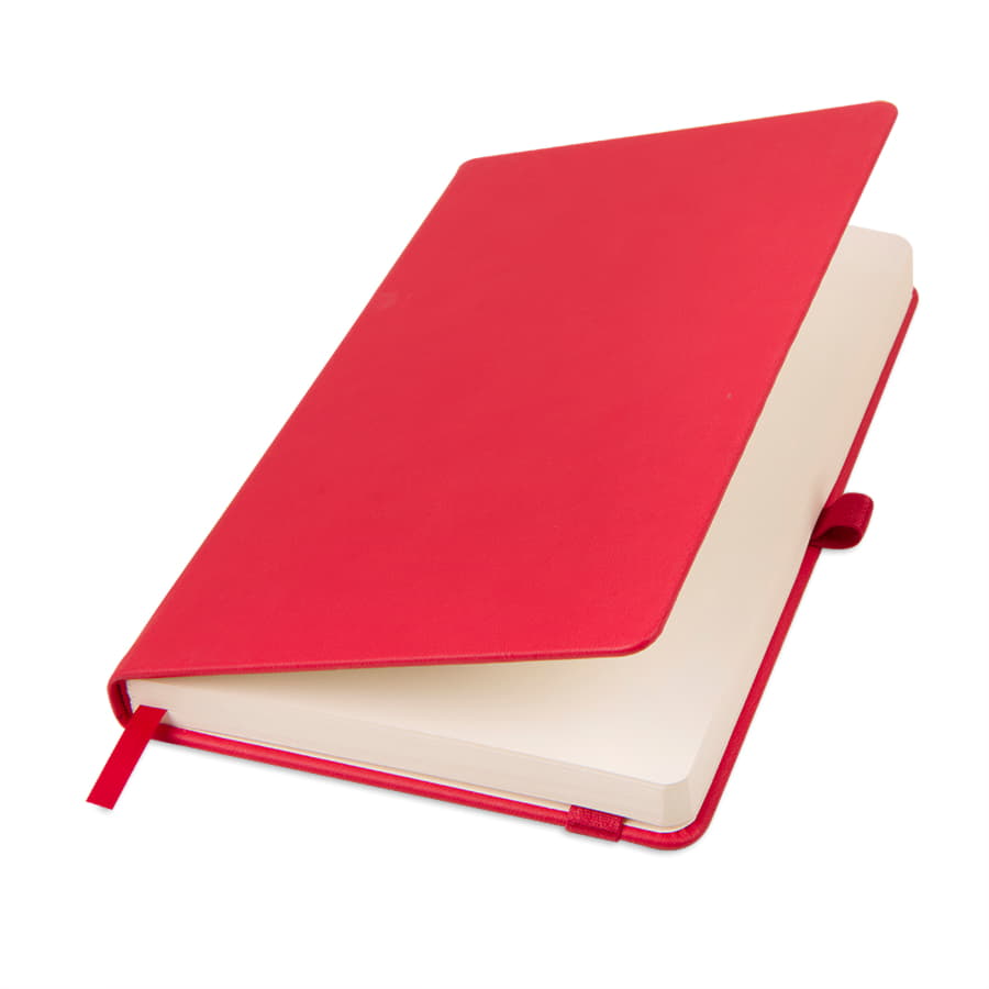 Ежедневник недатированный HAMILTON, A5, алый, кремовый блок, красный-6