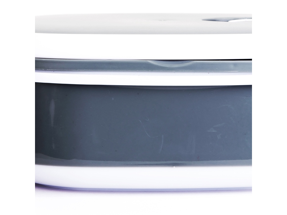 Ланч-бокс Hotty 750 мл для микроволновой печи, серый/белый-10