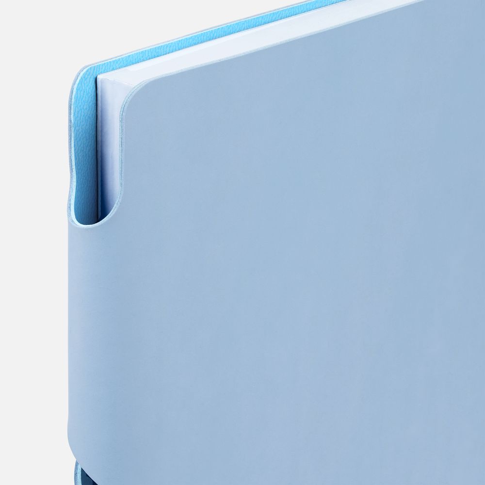 Ежедневник Flexpen Shall, недатированный, голубой-2