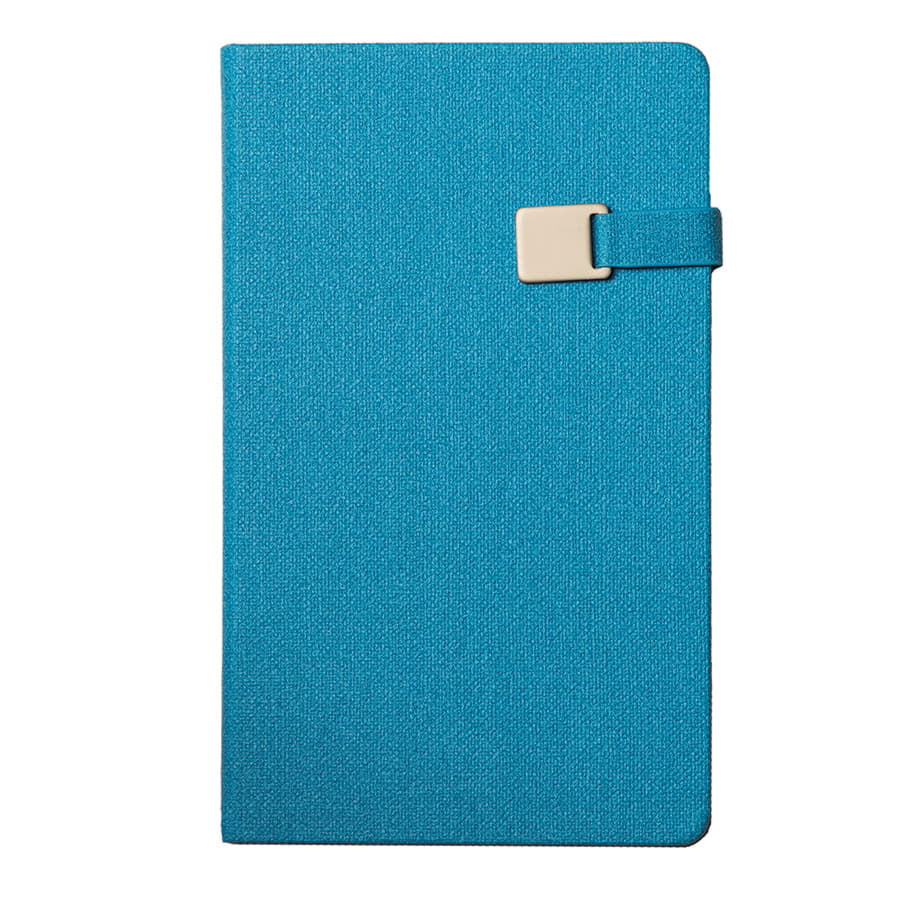 Ежедневник недатированный Linnie, формат А5,в линейку, лазурный-1