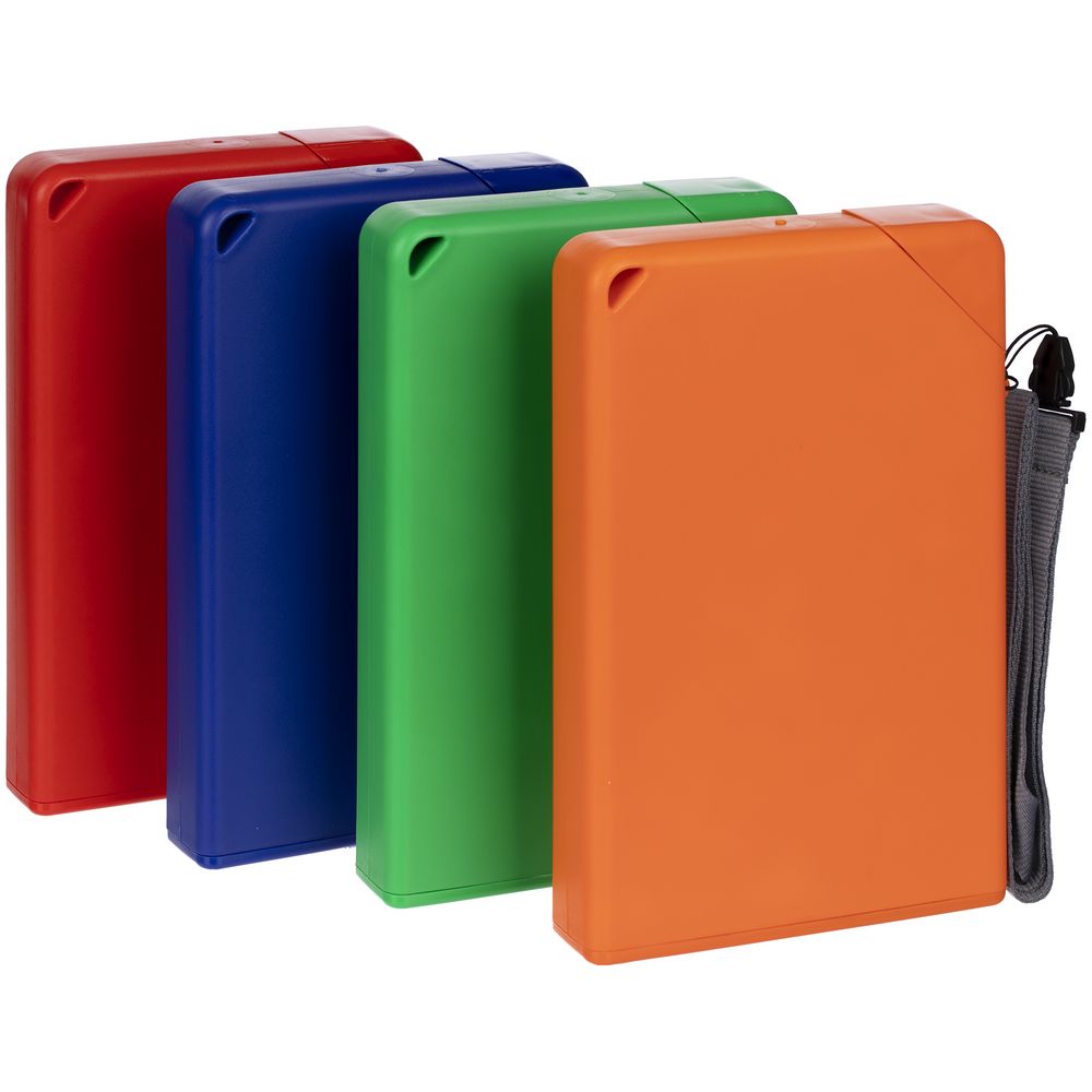 Плоская бутылка для воды Flacon, оранжевая-4