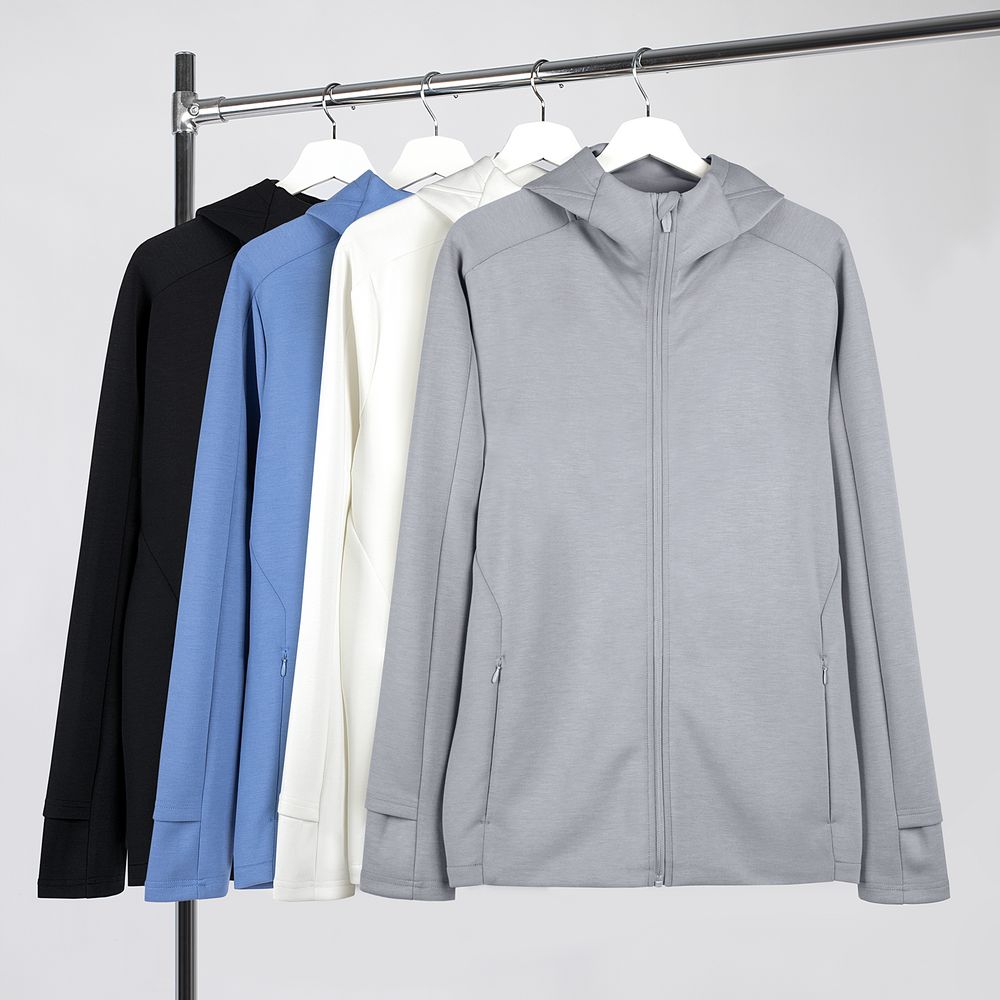 Куртка с капюшоном унисекс Begi, синяя-3