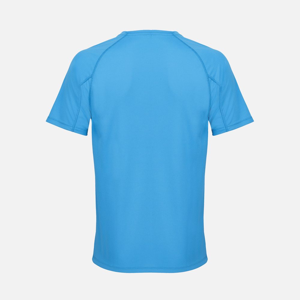 Футболка спортивная унисекс Vortex, ярко-бирюзовая-2