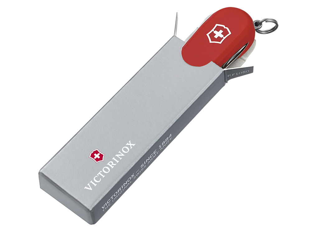Нож-брелок VICTORINOX Escort, 58 мм, 6 функций, красный-1