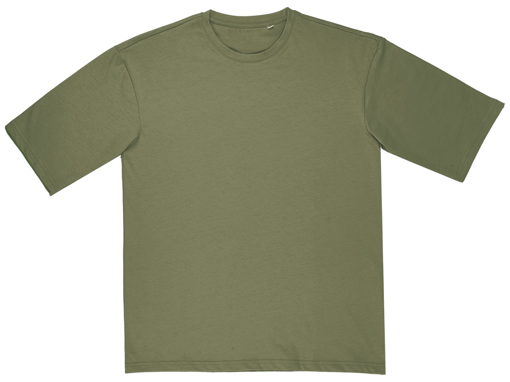 Футболка Berlin к/р оверсайз, 100% хлопок, 180гр, хаки-11