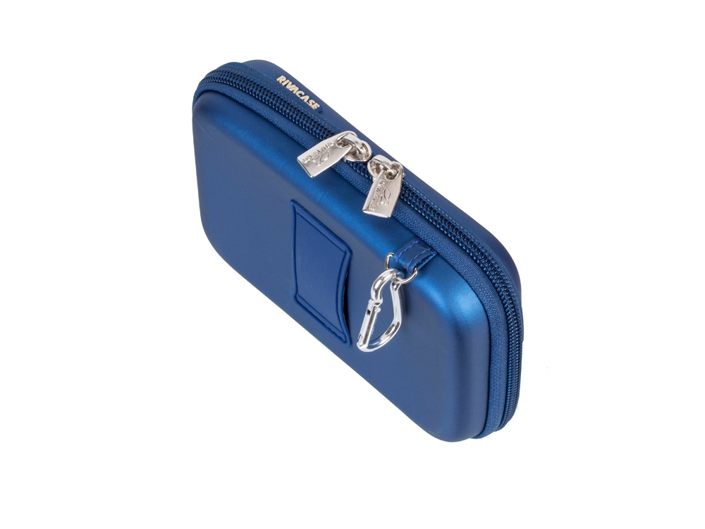 Чехол для жесткого диска из кожзама 9101, светло-синий-9