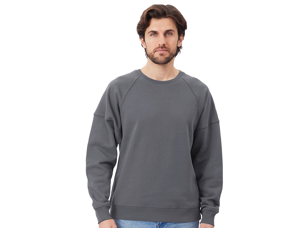 Свитшот оверсайз Paris, унисекс, темно-серый-2