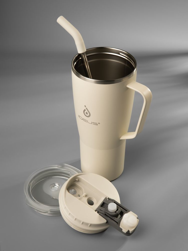 Термостакан Kasumigaoka, белый (молочный)-8