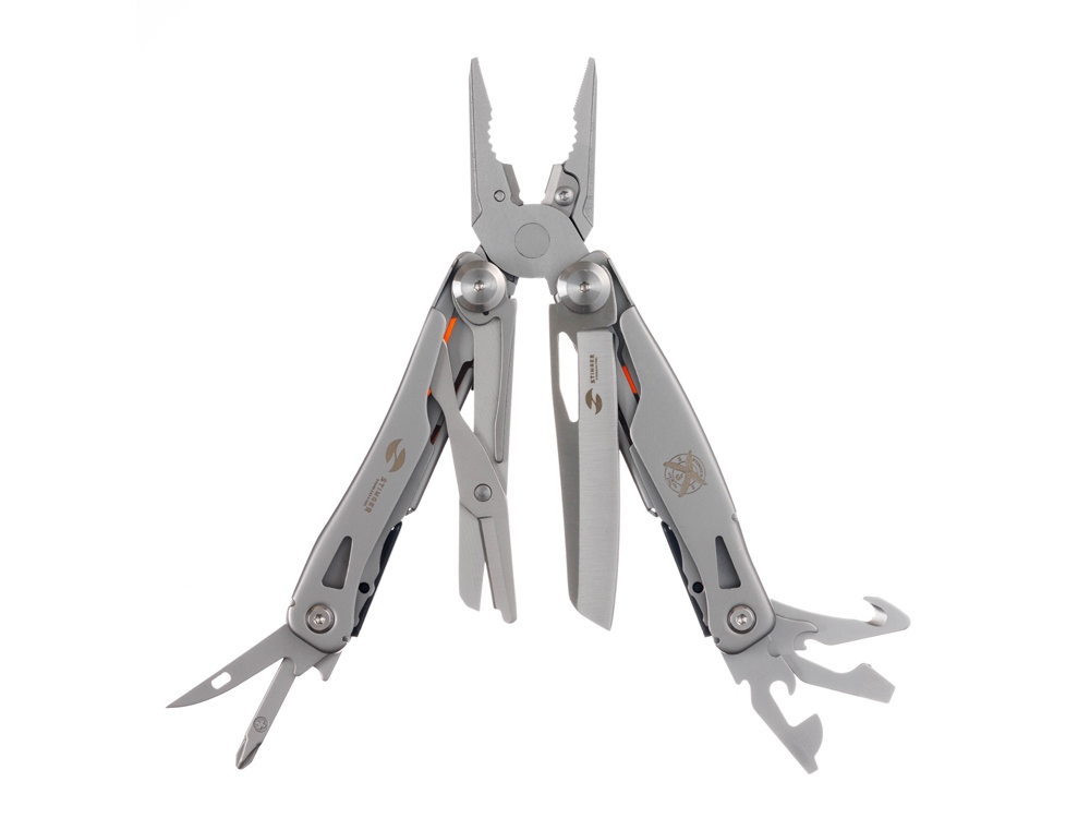 Мультитул Stinger, 106 мм, 15 функций, сталь/АБС-пластик, оранжевый, в комплекте нейлоновый чехол-3