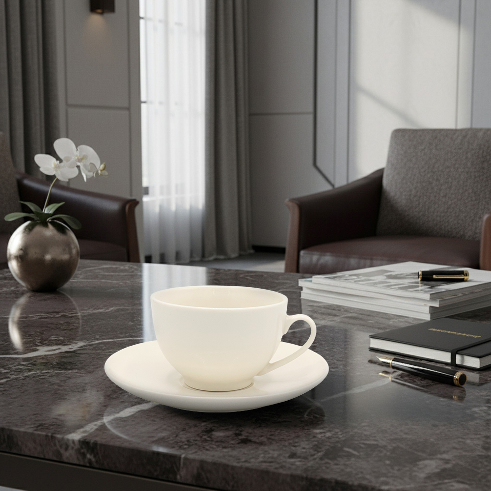 Чайная пара Swan, Белый-3