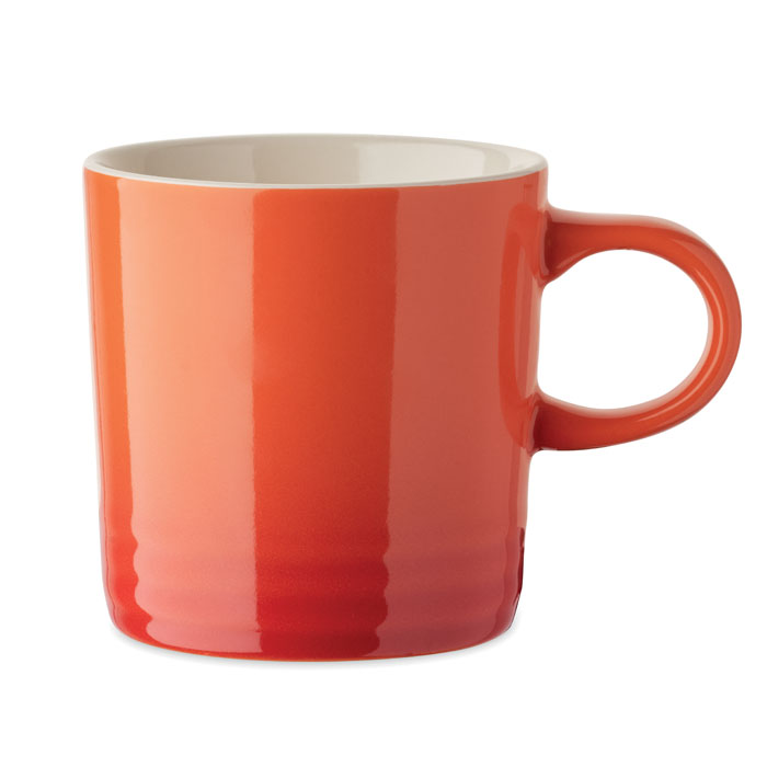 Ceramic mug 290ml, оранжевый-0