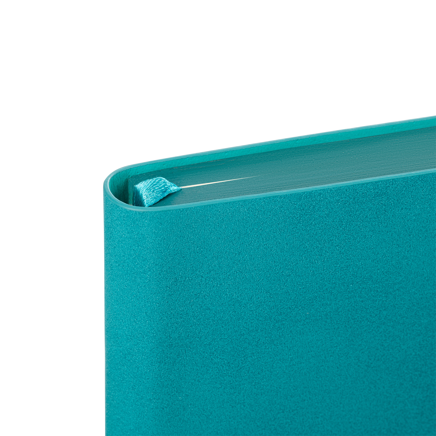 Ежедневник In Velour недатированный, бирюзовый-8