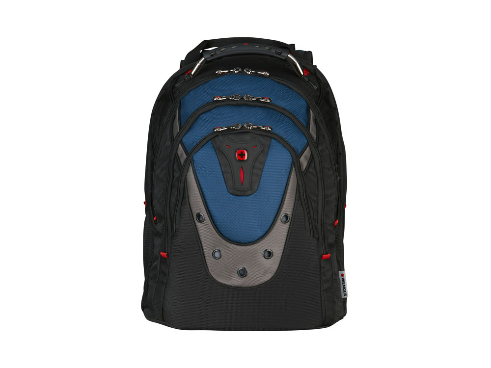 Рюкзак Ibex WENGER 17, черный/синий, полиэстер/ПВХ, 37 x 26 x 47 см, 23 л-3