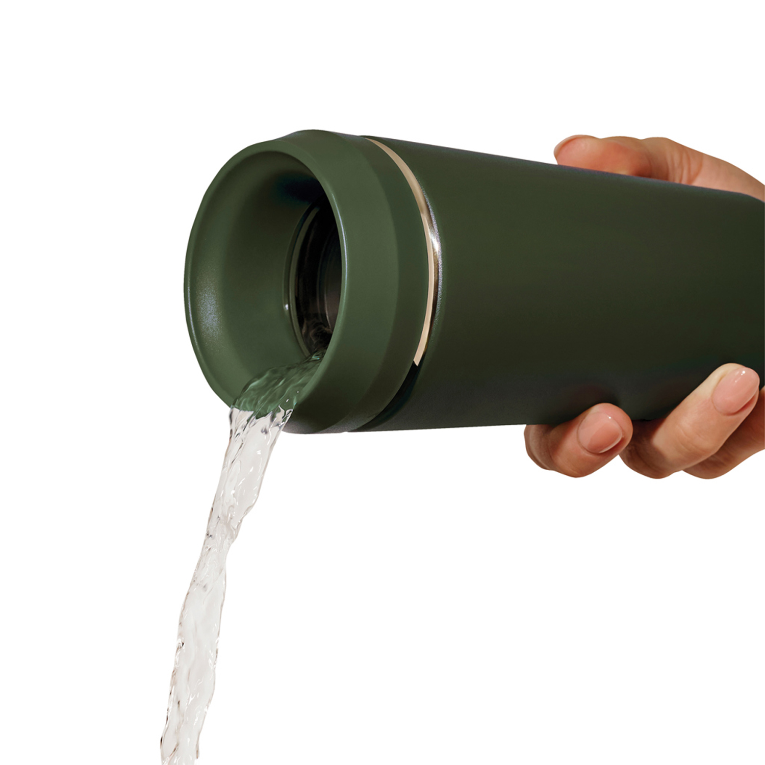 Термостакан Topl из переработанной стали с крышкой 360°, 354 мл-2