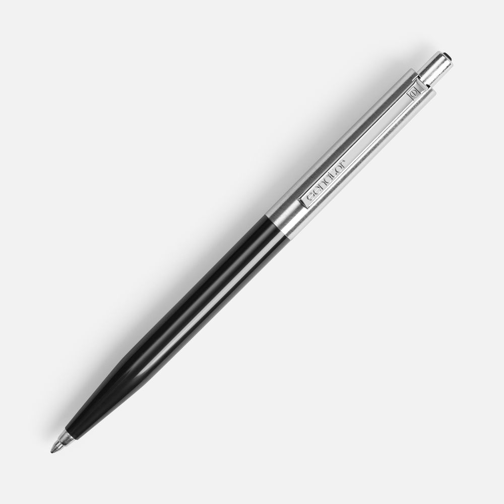 Ручка шариковая Senator Point Metal, ver.2, черная-2