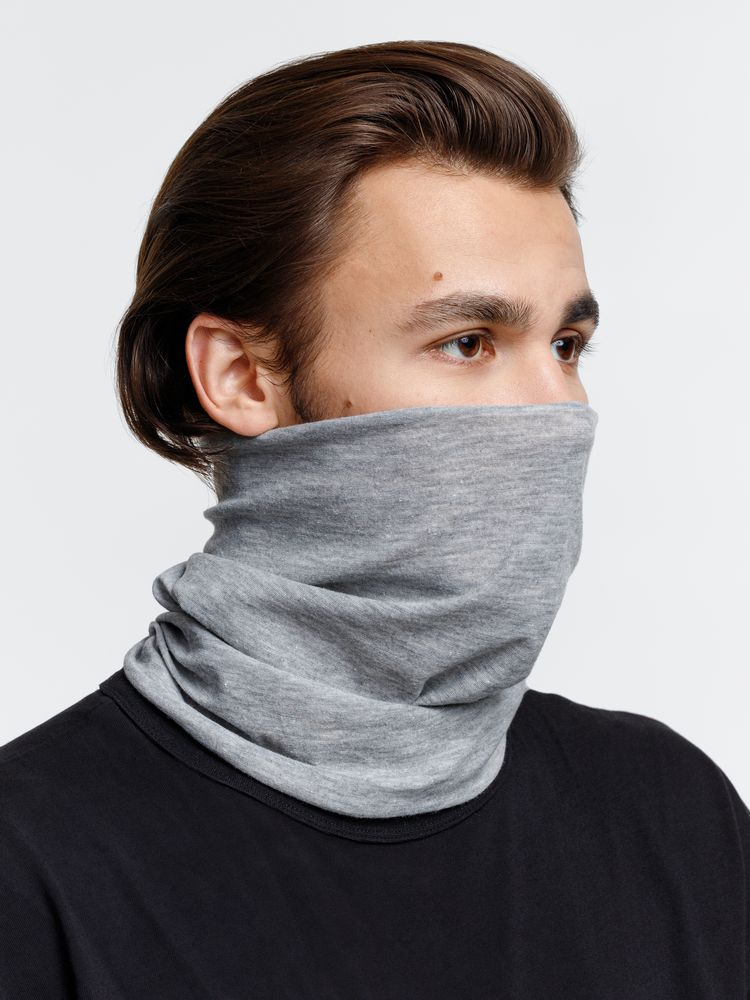Многофункциональная бандана Dekko, серый меланж-3