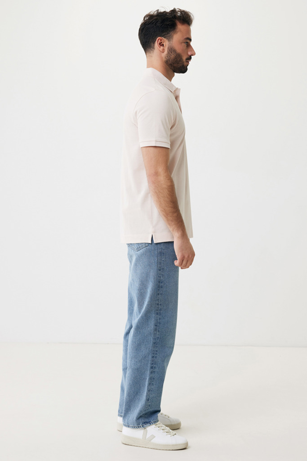 Рубашка поло Iqoniq Yosemite из переработанного хлопка-пике, унисекс, 220 г/м²-13