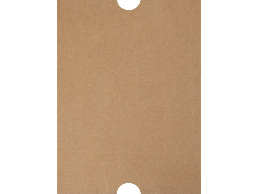 Блокнот Alejandra формата А5 с твердой обложкой из переработанной кожи - сплошной черный-6