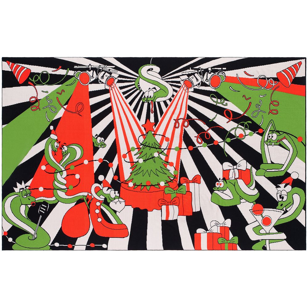 Плед Snake Your Body, красный-1