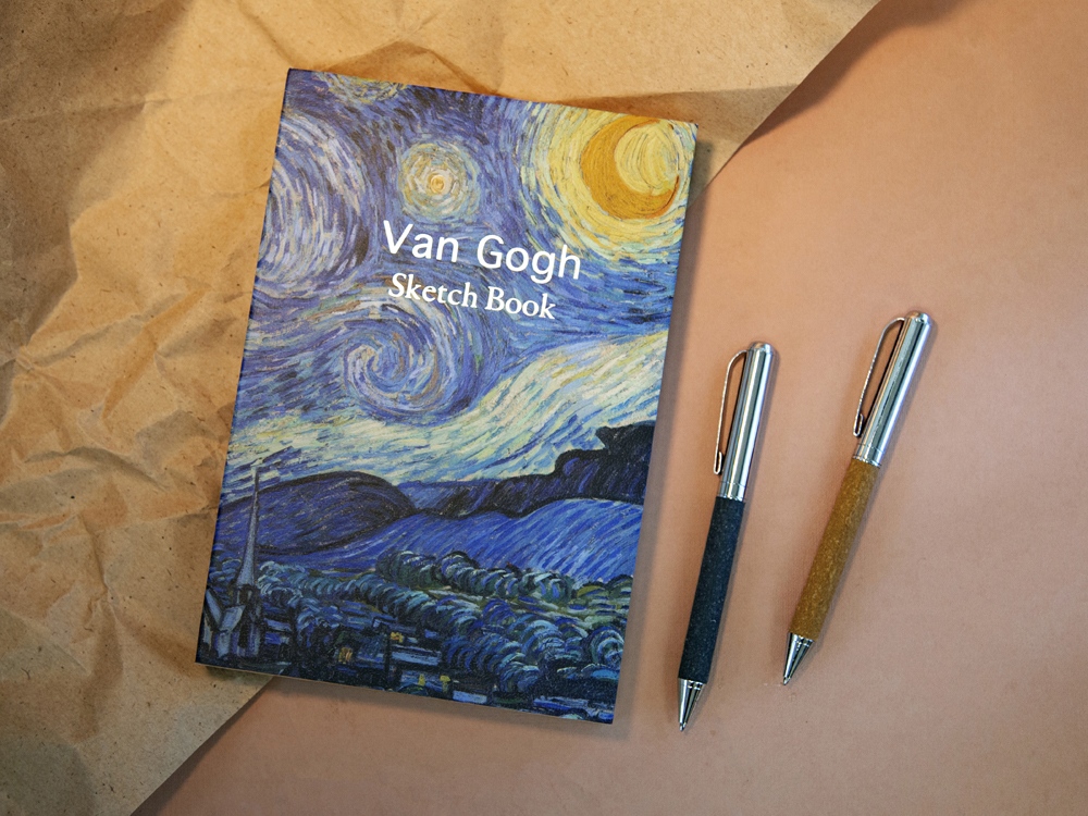 Шариковая ручка из переработанной стали и переработанной кожи Venera, коричневая-6