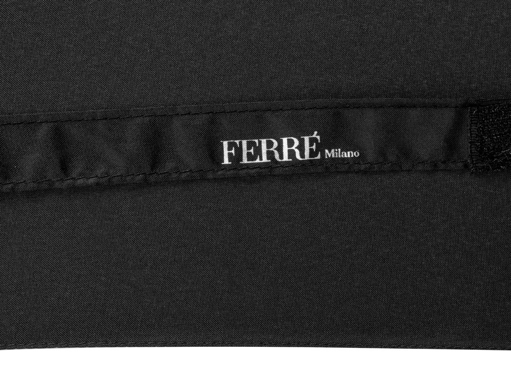 Зонт складной автоматический Ferre Milano, черный-7
