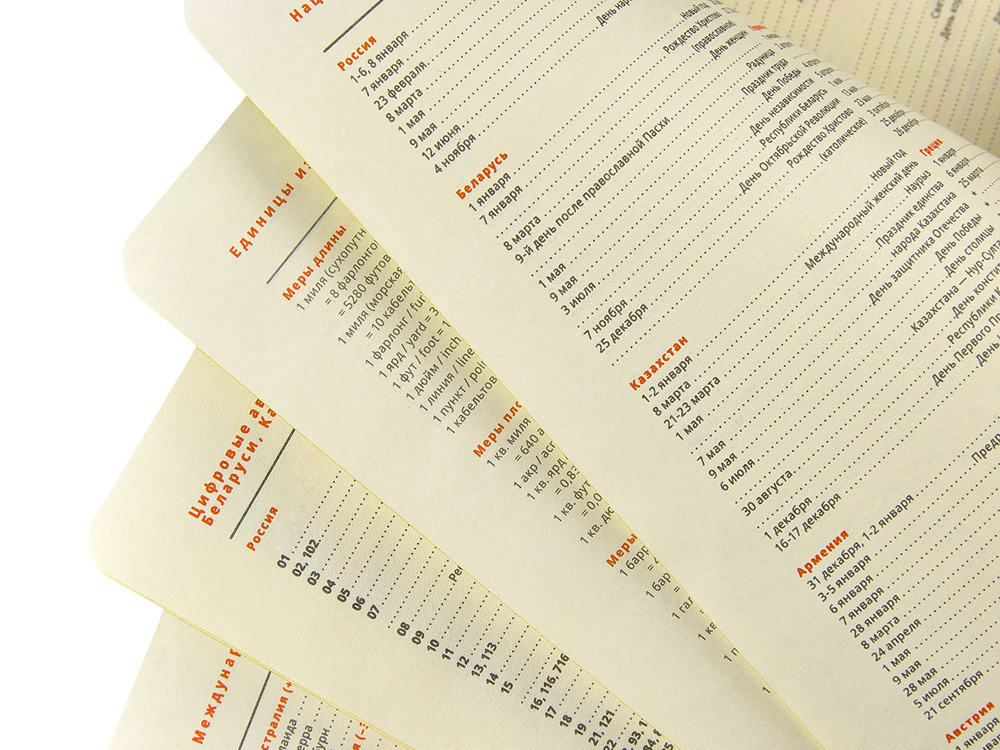 Ежедневник недатированный А5 Boston, черный (желтый обрез)-6