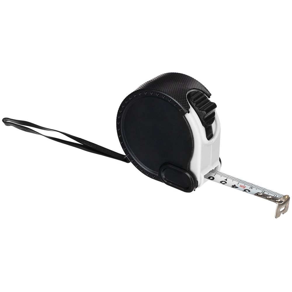 Рулетка Meter Plan, 3 м, черная с белым-0