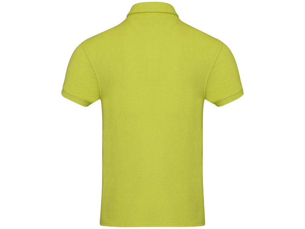Рубашка поло унисекс Akoya из переработанного махрового материала - Лайм-2