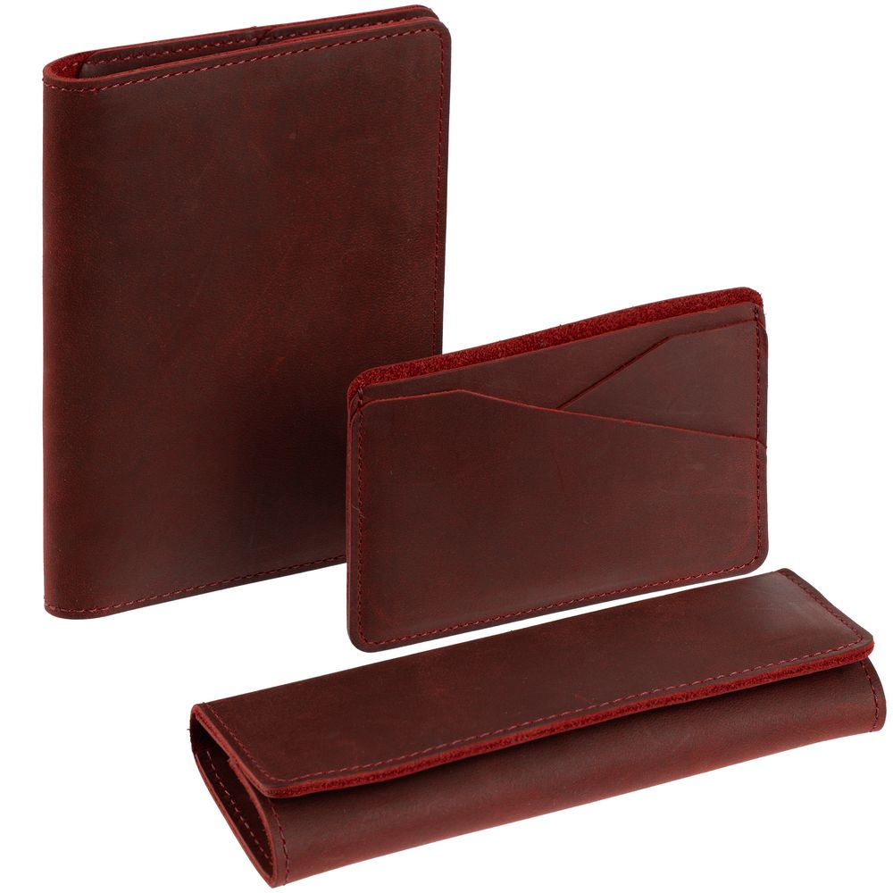 Чехол для карточек inStream, красный-3