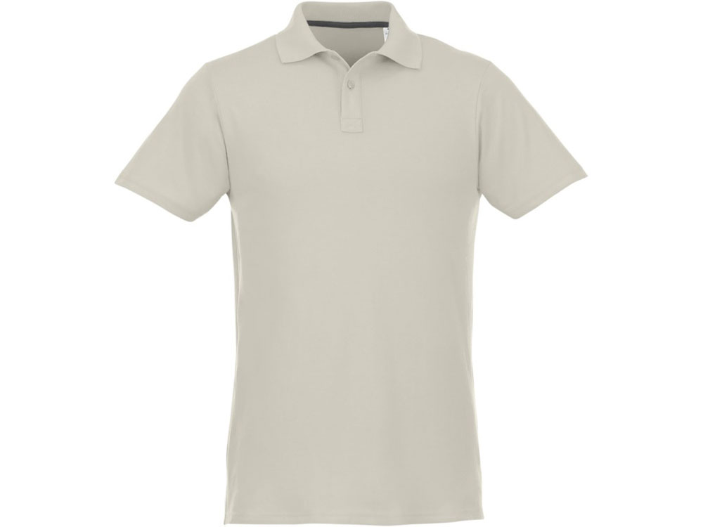 Мужское поло Helios с коротким рукавом, светло-серый-2