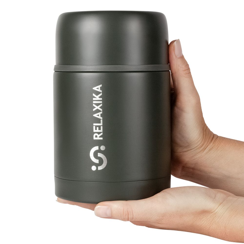 Термос для еды Relaxika 700, хаки-2