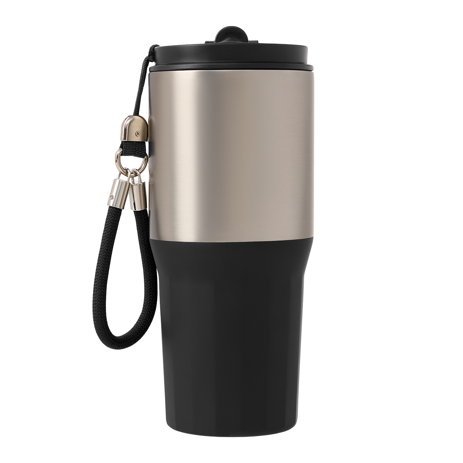 Термокружка вакуумная Авеню (Avenue), черная-2