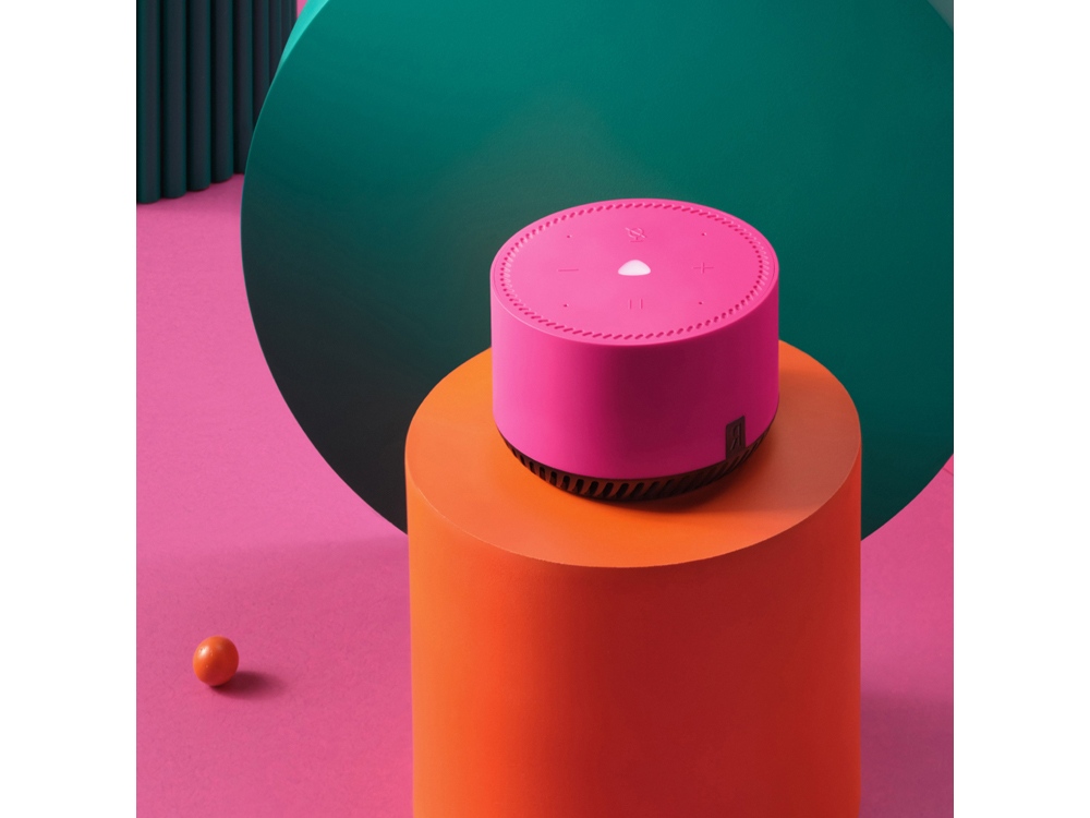 Умная колонка ЯНДЕКС Станция Лайт 5Вт, с Алисой, цвет: фламинго (YNDX-00025N)-2