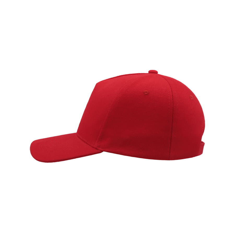 Бейсболка LIBERTY FIVE BUCKLE, 5 клиньев, металлическая застежка , красный-2