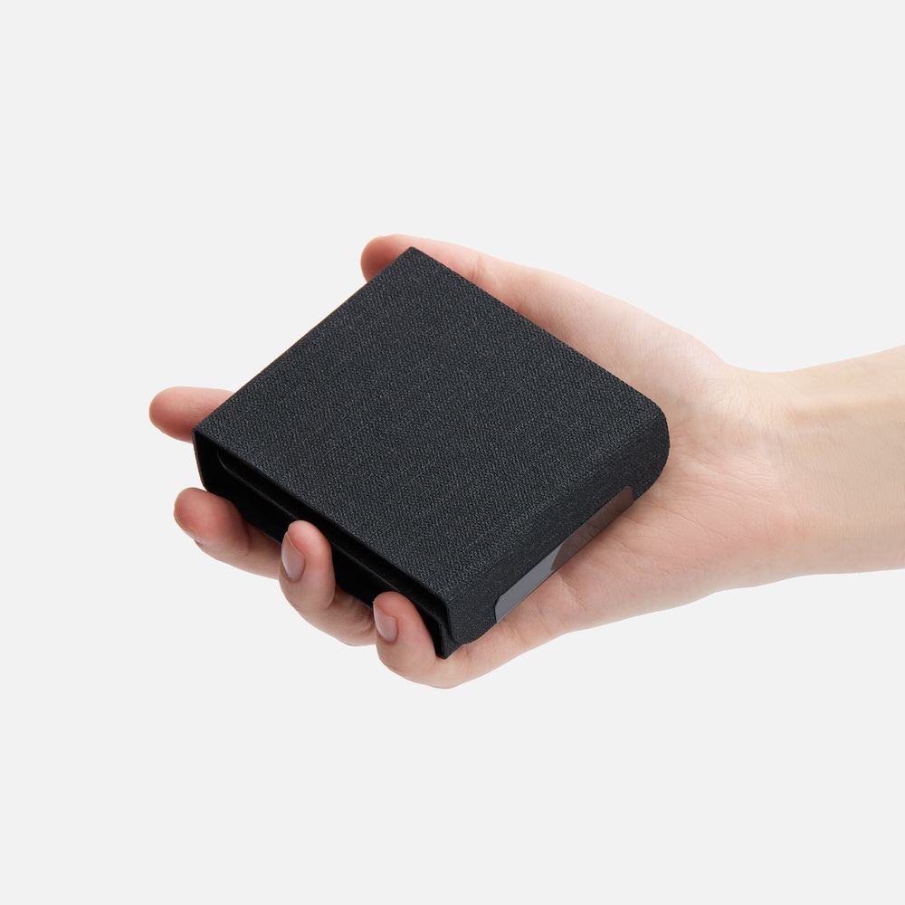 Складная станция беспроводной зарядки triFlex Light, черная-2