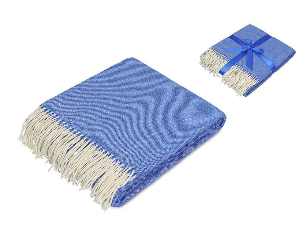 Акриловый плед Dapple 160x210 см, синий-0