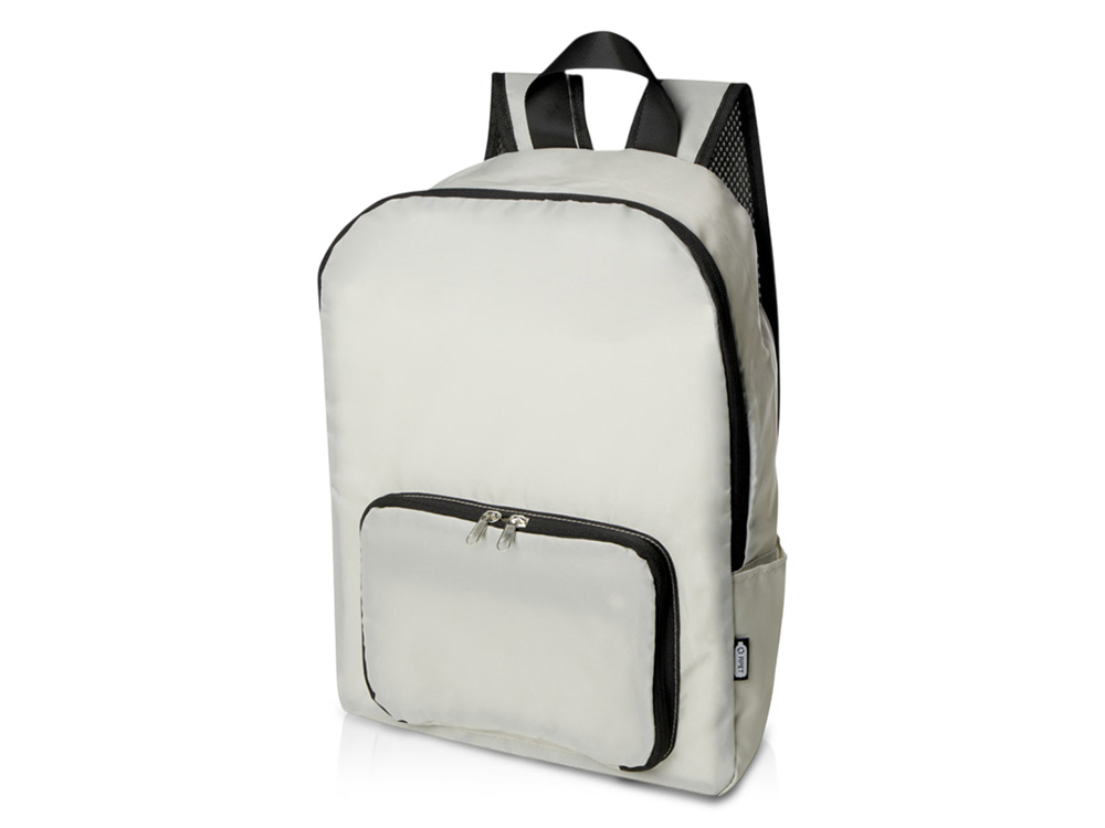 Складной рюкзак EcoFold объемом 15 л из переработанного ПЭТ-пластика - Sandstone-0