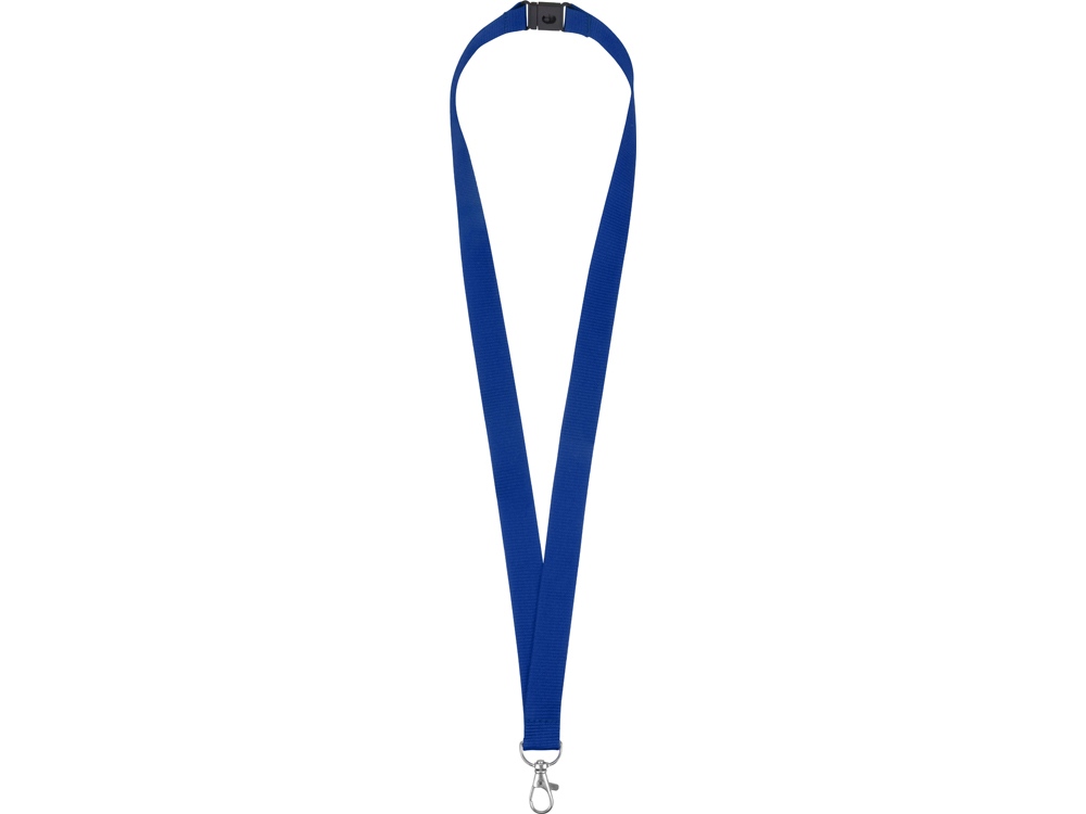 Ланьярд с карабином и замком безопасного разрыва, синий-0
